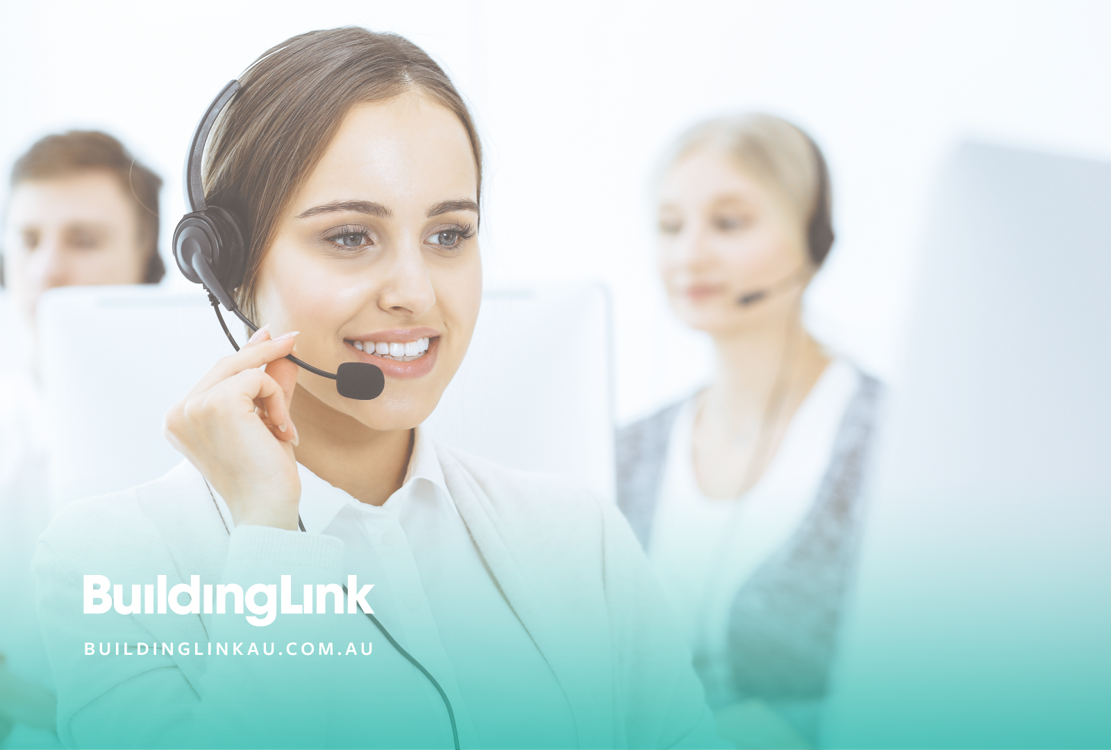 Building management software support worker providing support over the phone